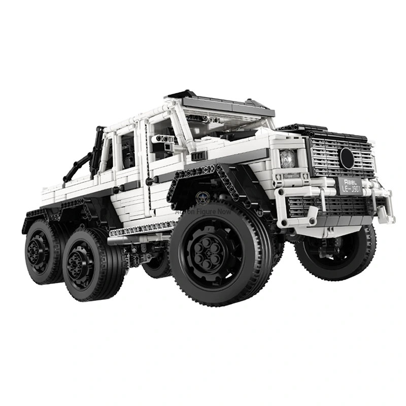 6x6 Truck - Arctic Blue - 3309 Pieces Monster Assembly - Building Blocks Edition 6x6 Truck - Arctic Blue - 3309 Pieces Monster Assembly - Building Blocks Edition