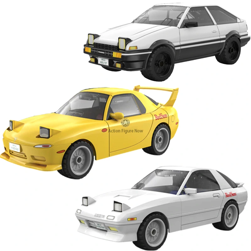Initial D JDM Car Trio Model Building Kit (204 Pieces) Initial D JDM Car Trio Model Building Kit (204 Pieces)