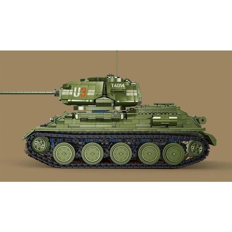 T34 Remote Control Tank, 2051 Pieces T34 Remote Control Tank, 2051 Pieces
