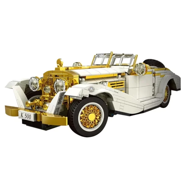 Classic Luxury Vehicle Model Building Blocks (3563 Pieces)