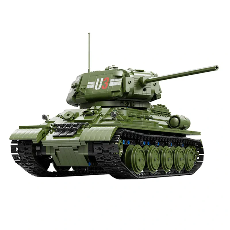 T34 Remote Control Tank, 2051 Pieces T34 Remote Control Tank, 2051 Pieces