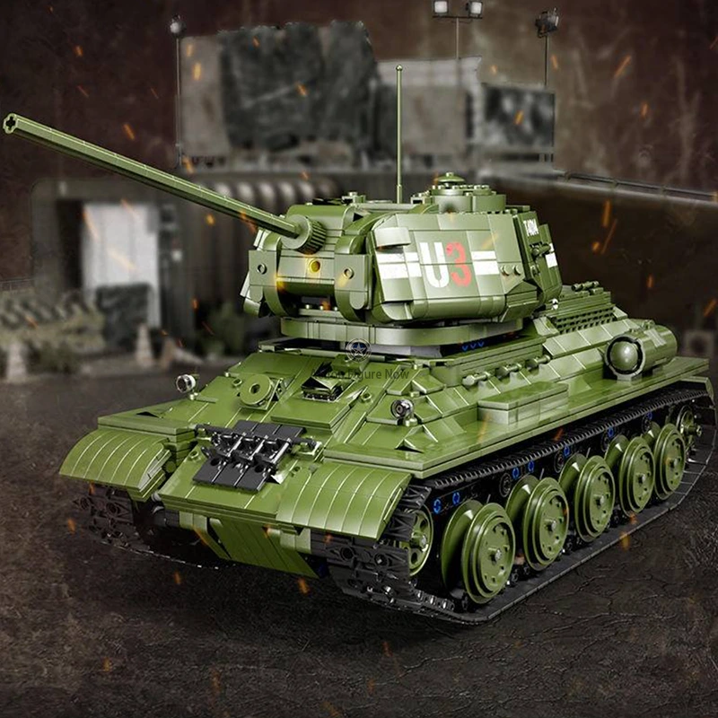 T34 Remote Control Tank, 2051 Pieces T34 Remote Control Tank, 2051 Pieces