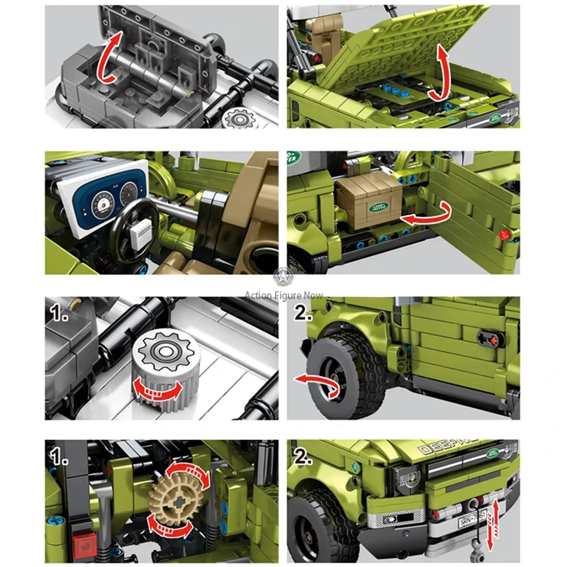 1286-Piece British SUV Building Block Set 1286-Piece British SUV Building Block Set