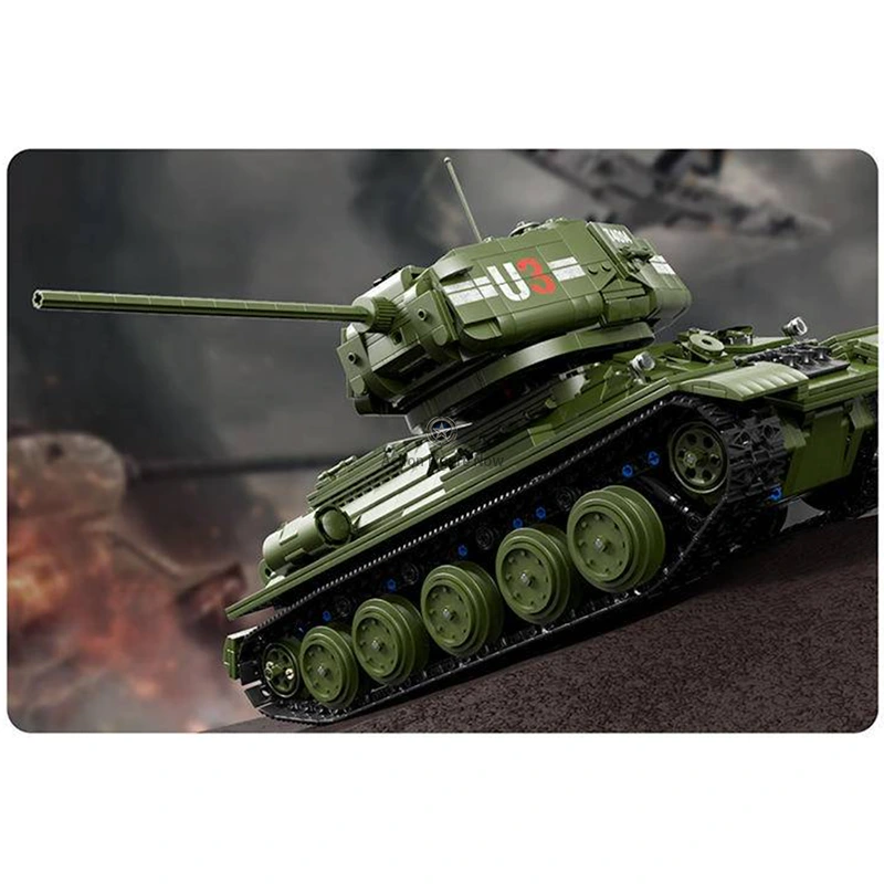 T34 Remote Control Tank, 2051 Pieces T34 Remote Control Tank, 2051 Pieces