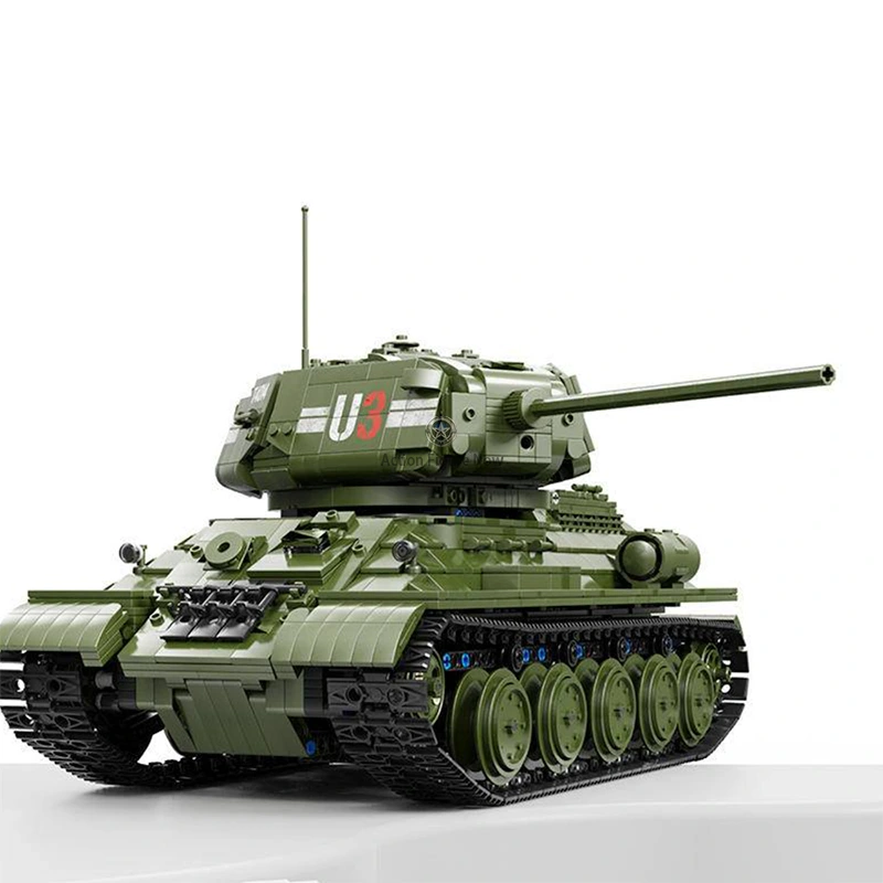T34 Remote Control Tank, 2051 Pieces T34 Remote Control Tank, 2051 Pieces