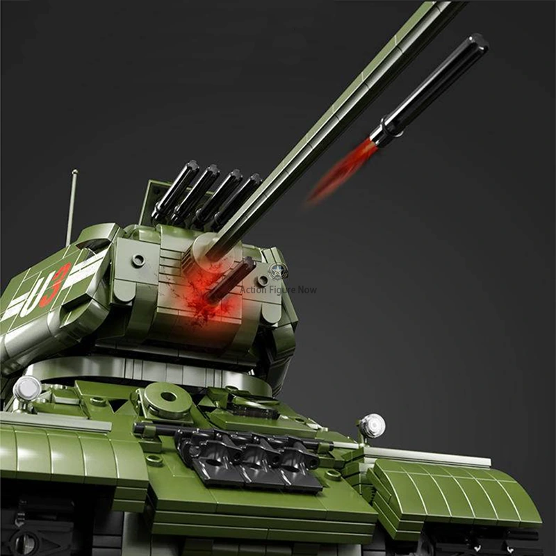 T34 Remote Control Tank, 2051 Pieces T34 Remote Control Tank, 2051 Pieces
