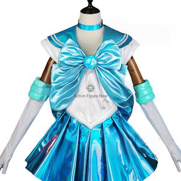 Ami Mizuno Sailor Mercury Halloween Cosplay Costume for Sailor Moon 30th Anniversary