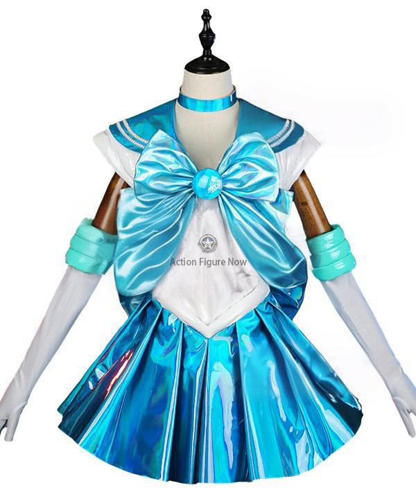 Ami Mizuno Sailor Mercury Halloween Cosplay Costume for Sailor Moon 30th Anniversary
