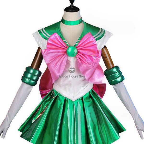 Sailor Moon 30th Anniversary Makoto Kino Sailor Jupiter Cosplay Costume for Halloween