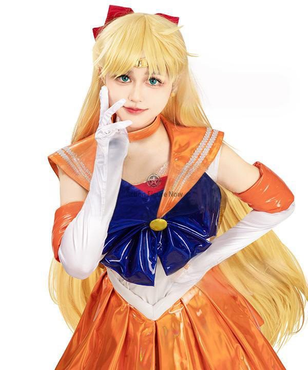 Sailor Moon 30th Anniversary Minako Aino (Sailor Venus) Halloween Cosplay Outfit Sailor Moon 30th Anniversary Minako Aino (Sailor Venus) Halloween Cosplay Outfit