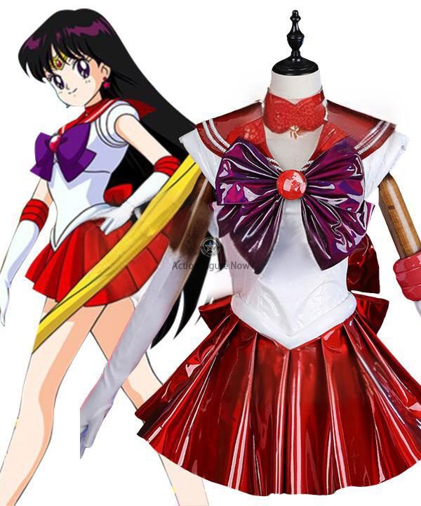 Rei Hino Sailor Mars Halloween Cosplay Costume from Sailor Moon's 30th Anniversary Rei Hino Sailor Mars Halloween Cosplay Costume from Sailor Moon's 30th Anniversary