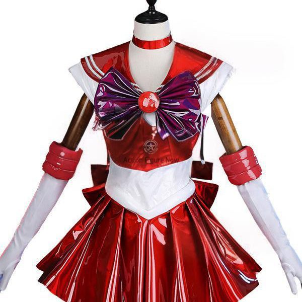 Rei Hino Sailor Mars Halloween Cosplay Costume from Sailor Moon's 30th Anniversary