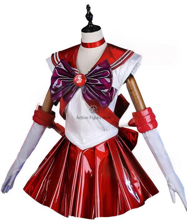 Rei Hino Sailor Mars Halloween Cosplay Costume from Sailor Moon's 30th Anniversary Rei Hino Sailor Mars Halloween Cosplay Costume from Sailor Moon's 30th Anniversary