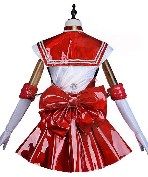 Rei Hino Sailor Mars Halloween Cosplay Costume from Sailor Moon's 30th Anniversary Rei Hino Sailor Mars Halloween Cosplay Costume from Sailor Moon's 30th Anniversary