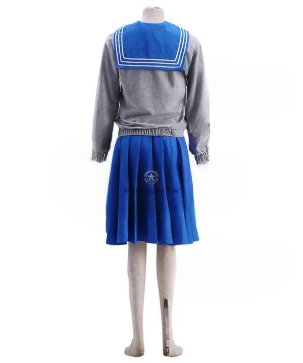 Sailor Moon Mizuno Ami (Amy Anderson) Sailor Mercury Sailor Suit Cosplay Costume - B Edition