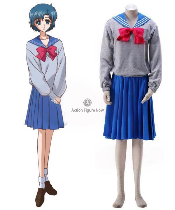 Sailor Moon Mizuno Ami (Amy Anderson) Sailor Mercury Sailor Suit Cosplay Costume - B Edition Sailor Moon Mizuno Ami (Amy Anderson) Sailor Mercury Sailor Suit Cosplay Costume - B Edition
