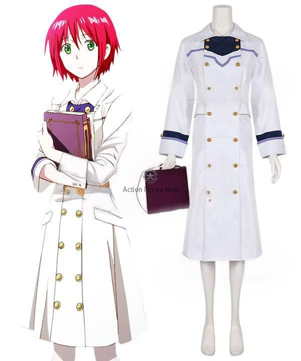 Snow White with the Red Hair Shirayuki Long Trench Coat Cosplay Costume