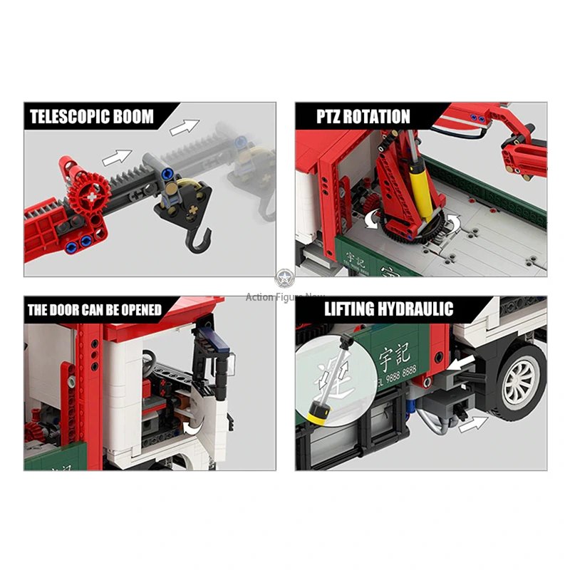 1476 Piece Remote Control Crane Truck 1476 Piece Remote Control Crane Truck