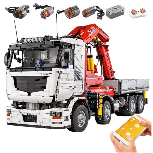 8238 Pieces Remote-Control Crane Truck