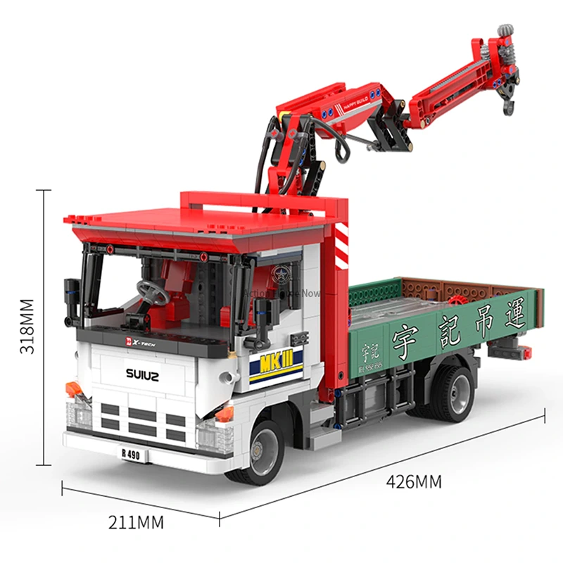 1476 Piece Remote Control Crane Truck 1476 Piece Remote Control Crane Truck