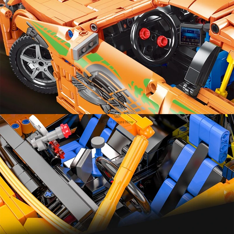 10-Second Skyline GT-R R34 2225-Piece Building Blocks 10-Second Skyline GT-R R34 2225-Piece Building Blocks
