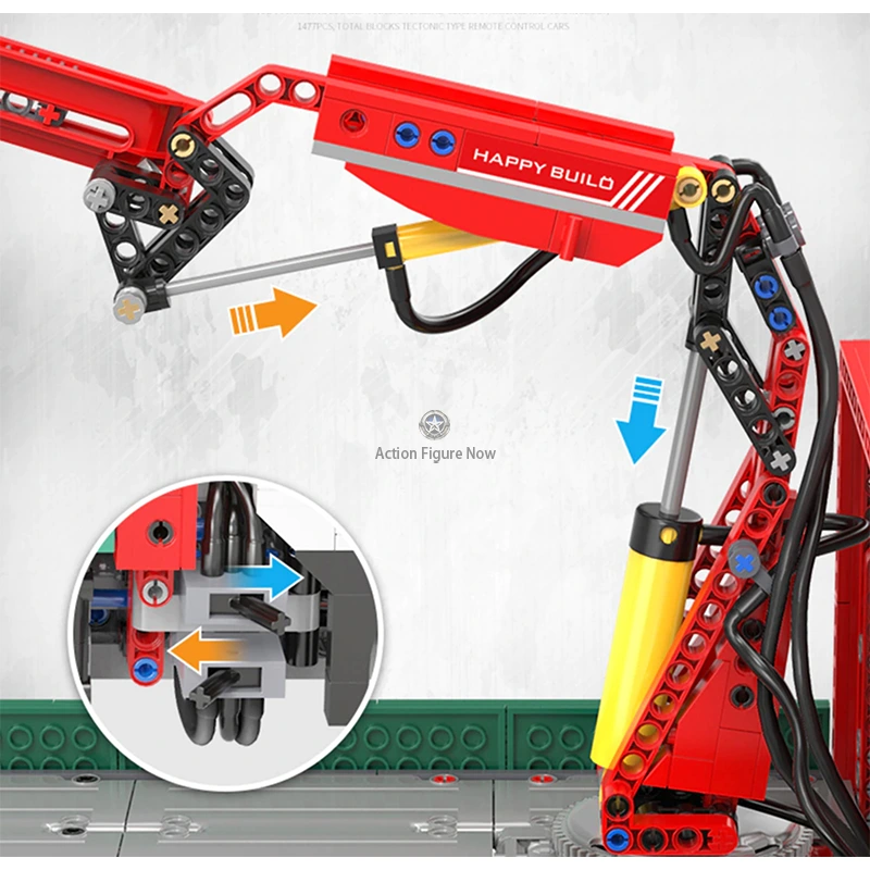 1476 Piece Remote Control Crane Truck 1476 Piece Remote Control Crane Truck