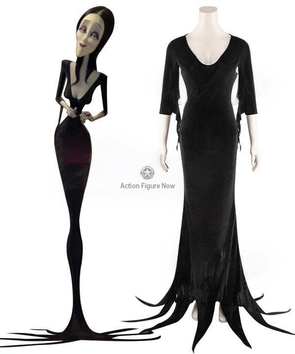 Morticia Addams Cosplay Costume - Halloween Party Outfit 2019, The Addams Family