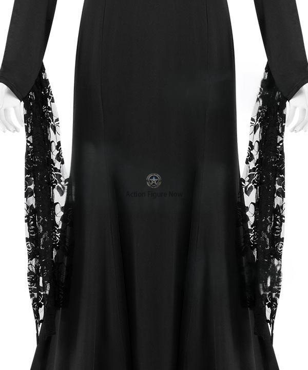 Morticia Addams Black Halloween Cosplay Costume from The Addams Family - ECM2562