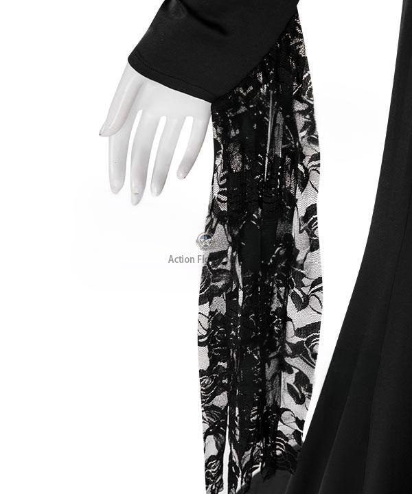 Morticia Addams Black Halloween Cosplay Costume from The Addams Family - ECM2562
