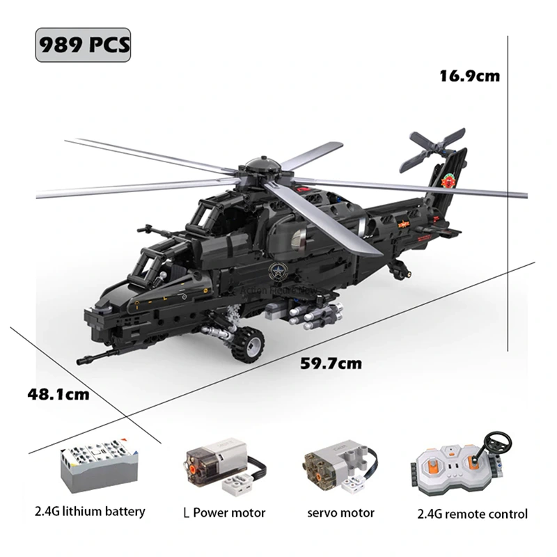 989-Piece Remote Control Helicopter 989-Piece Remote Control Helicopter