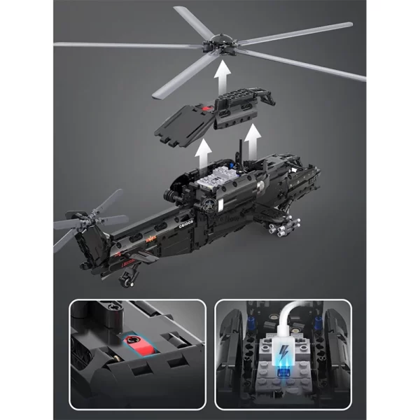 989-Piece Remote Control Helicopter