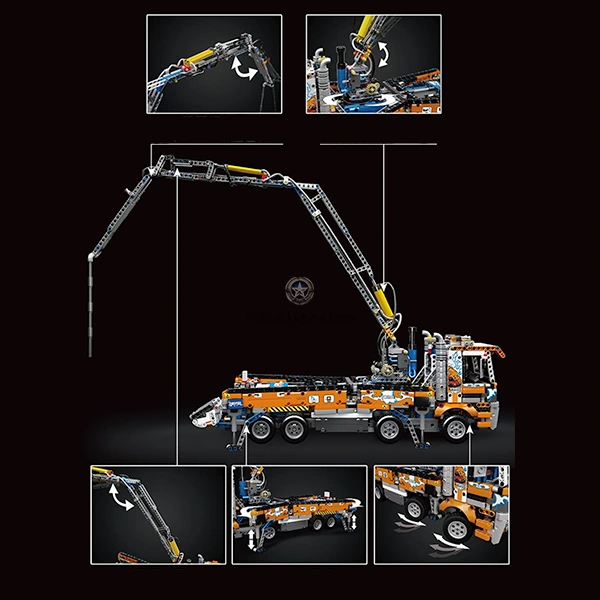 Pneumatic Concrete Pump Set (2105 Pieces) Pneumatic Concrete Pump Set (2105 Pieces)