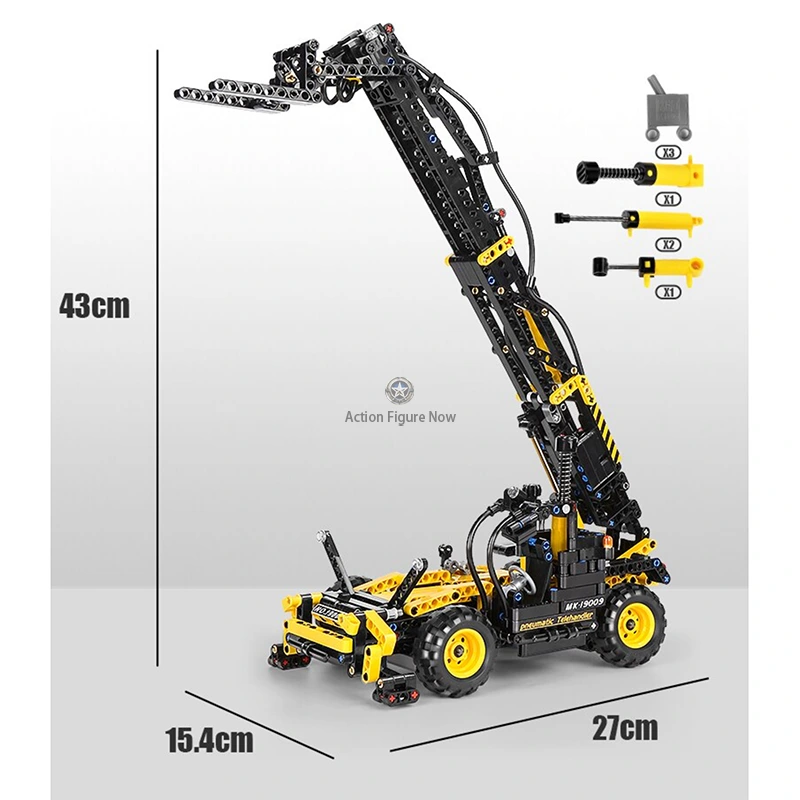 Pneumatic Forklift Building Blocks Set (802 Pieces) Pneumatic Forklift Building Blocks Set (802 Pieces)