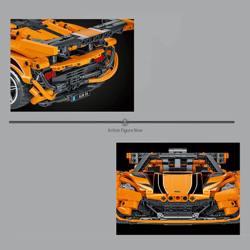The Intense Emotion - Supercar - 1396 Pieces Building Blocks Set The Intense Emotion - Supercar - 1396 Pieces Building Blocks Set