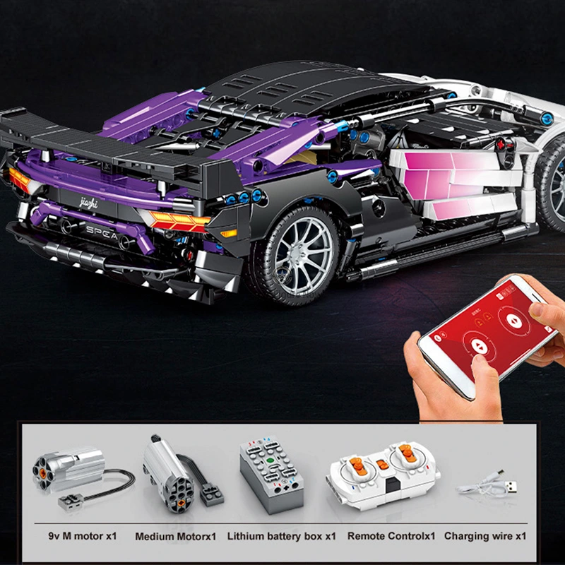 1337-Piece Remote-Controlled Lamborghini 1337-Piece Remote-Controlled Lamborghini