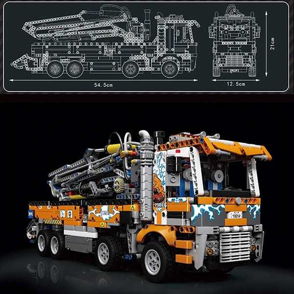 Pneumatic Concrete Pump Set (2105 Pieces) Pneumatic Concrete Pump Set (2105 Pieces)