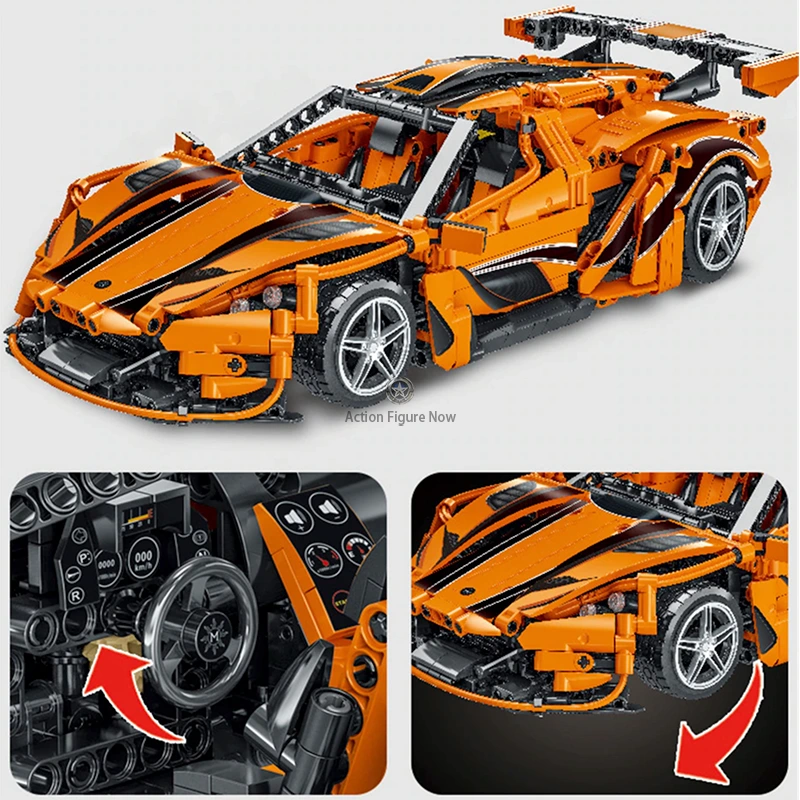 The Intense Emotion - Supercar - 1396 Pieces Building Blocks Set The Intense Emotion - Supercar - 1396 Pieces Building Blocks Set