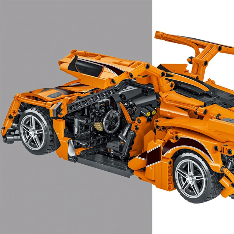The Intense Emotion - Supercar - 1396 Pieces Building Blocks Set The Intense Emotion - Supercar - 1396 Pieces Building Blocks Set