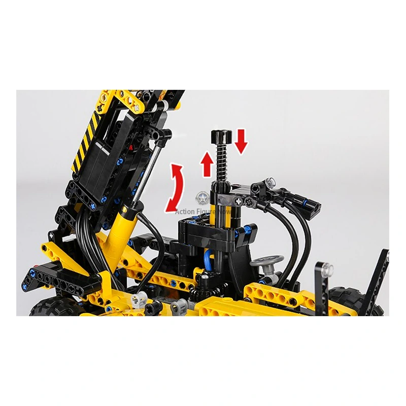 Pneumatic Forklift Building Blocks Set (802 Pieces) Pneumatic Forklift Building Blocks Set (802 Pieces)