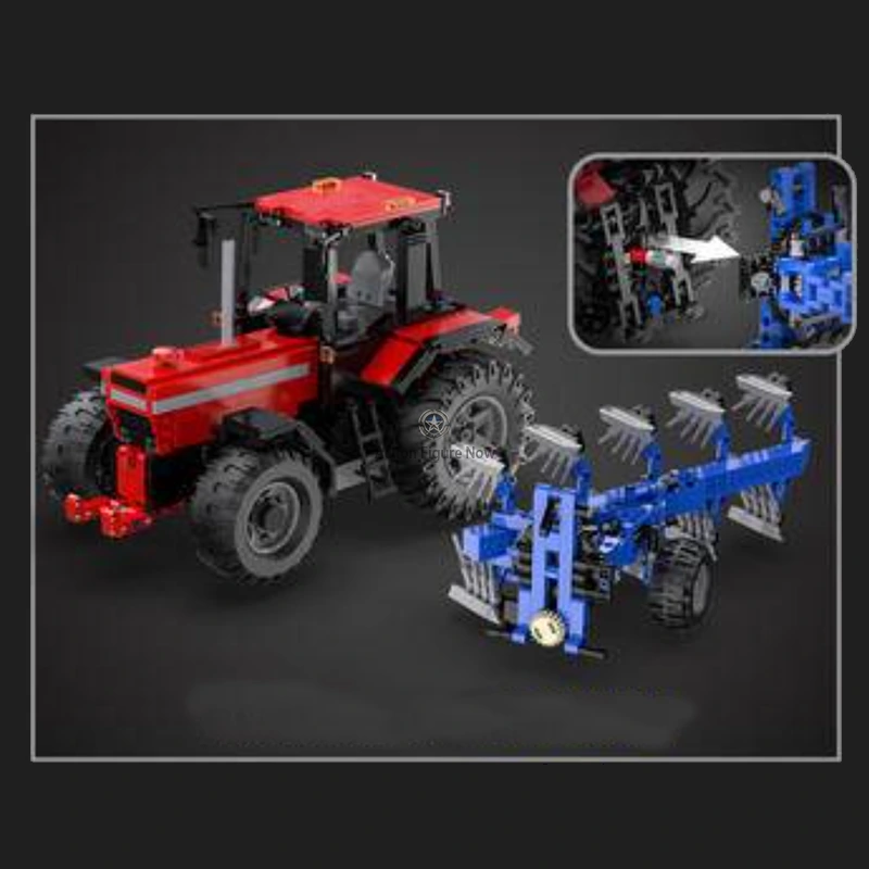 Remote Control Plow Truck with 1675+ Building Blocks Remote Control Plow Truck with 1675+ Building Blocks