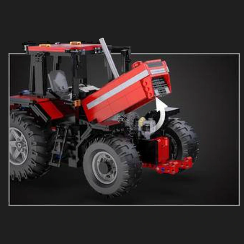 Remote Control Plow Truck with 1675+ Building Blocks Remote Control Plow Truck with 1675+ Building Blocks