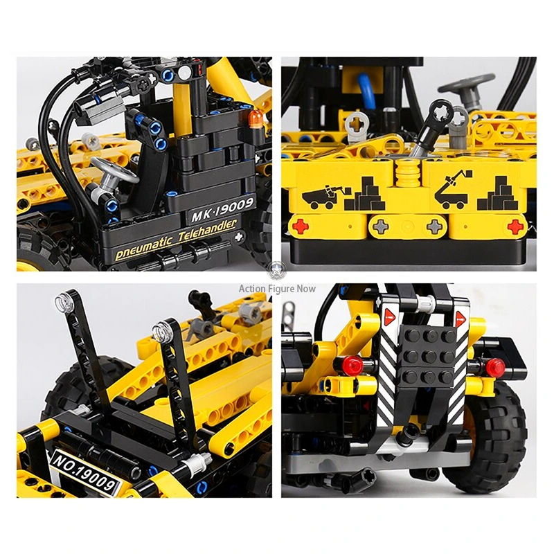 Pneumatic Forklift Building Blocks Set (802 Pieces) Pneumatic Forklift Building Blocks Set (802 Pieces)