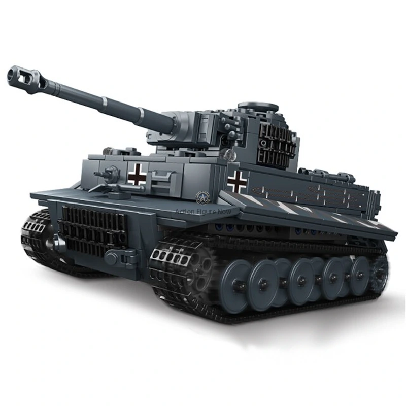 800-Piece Remote-Controlled Tiger Tank Building Block Set 800-Piece Remote-Controlled Tiger Tank Building Block Set