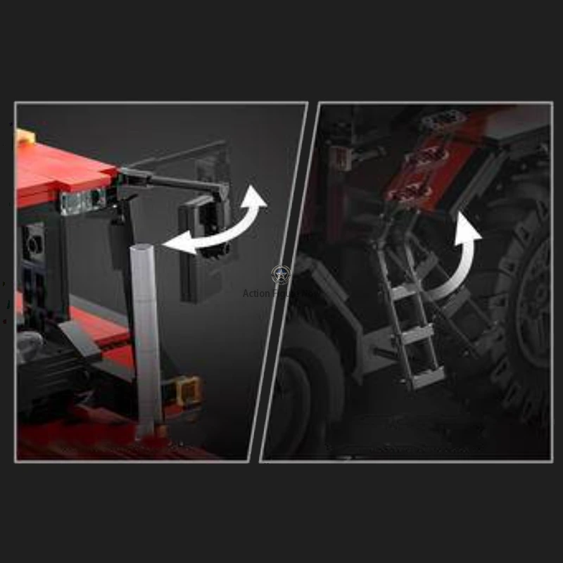 Remote Control Plow Truck with 1675+ Building Blocks Remote Control Plow Truck with 1675+ Building Blocks