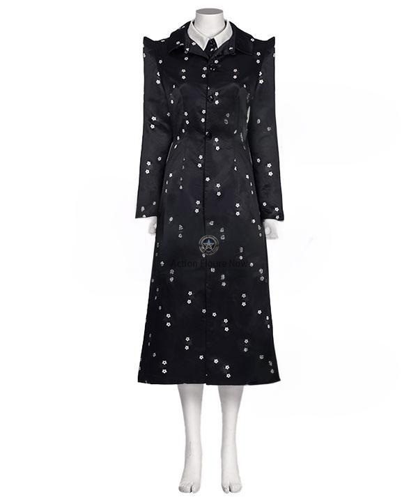 2022 TV Series Wednesday Addams Costume - The Addams Family Cosplay Outfit 2022 TV Series Wednesday Addams Costume - The Addams Family Cosplay Outfit