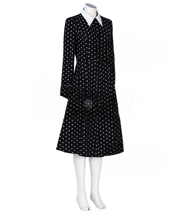 2022 TV Series Wednesday Addams Costume - The Addams Family Cosplay Outfit 2022 TV Series Wednesday Addams Costume - The Addams Family Cosplay Outfit