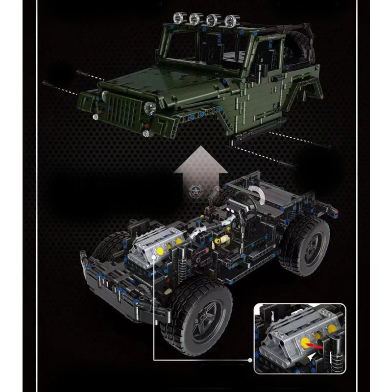 Jurassic 2048PCS Remote Controlled 4x4 Jurassic 2048PCS Remote Controlled 4x4