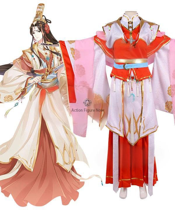 Heaven Official's Blessing: Xianle Crown Prince Flower Crown & Martial God Xie Lian Cosplay Costume Heaven Official's Blessing: Xianle Crown Prince Flower Crown & Martial God Xie Lian Cosplay Costume