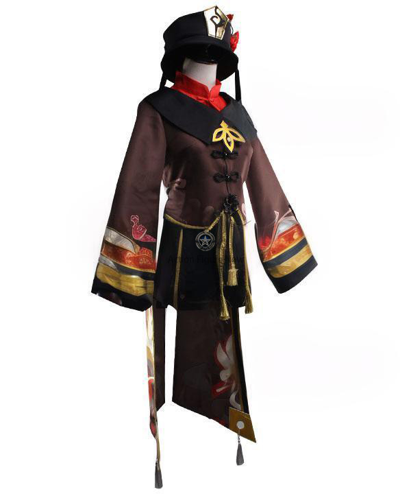 Hutao Cosplay Costume from Genshin Impact (Brown)