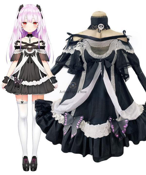 Uruha Rushia Virtual YouTuber B Edition Cosplay Costume